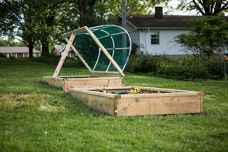 Raised garden beds