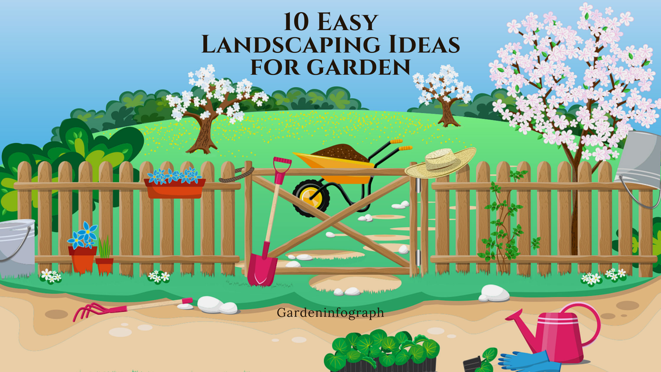 10 Easy Landscaping Ideas for garden