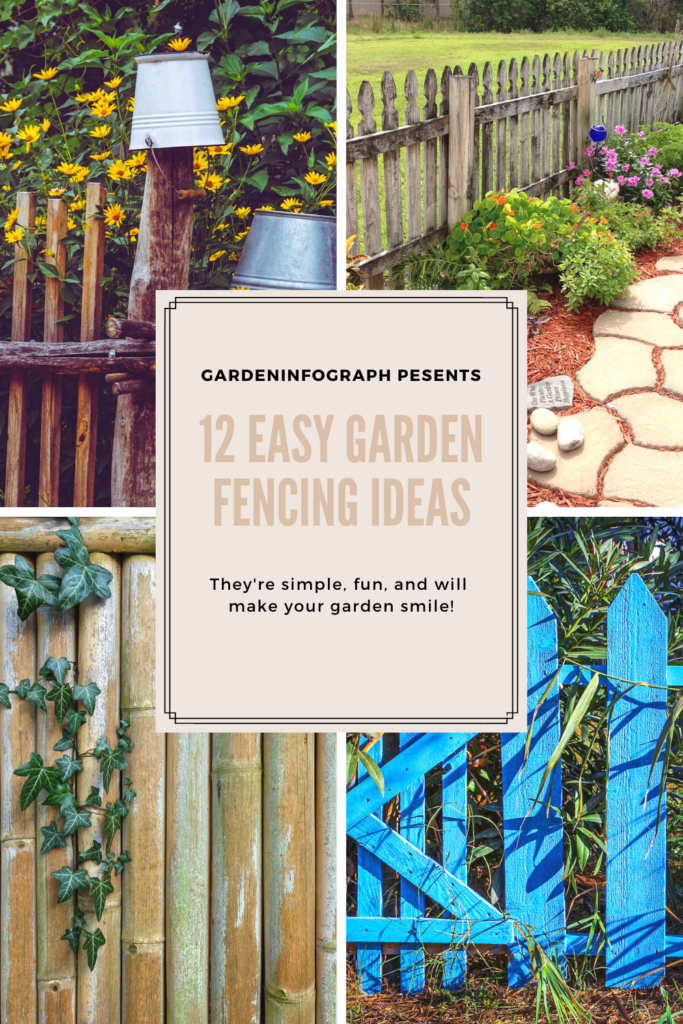 12 easy garden fencing ideas